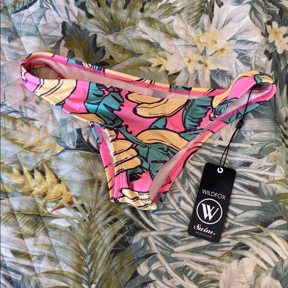 WildFox Swim Bikini Bottom Banana Print